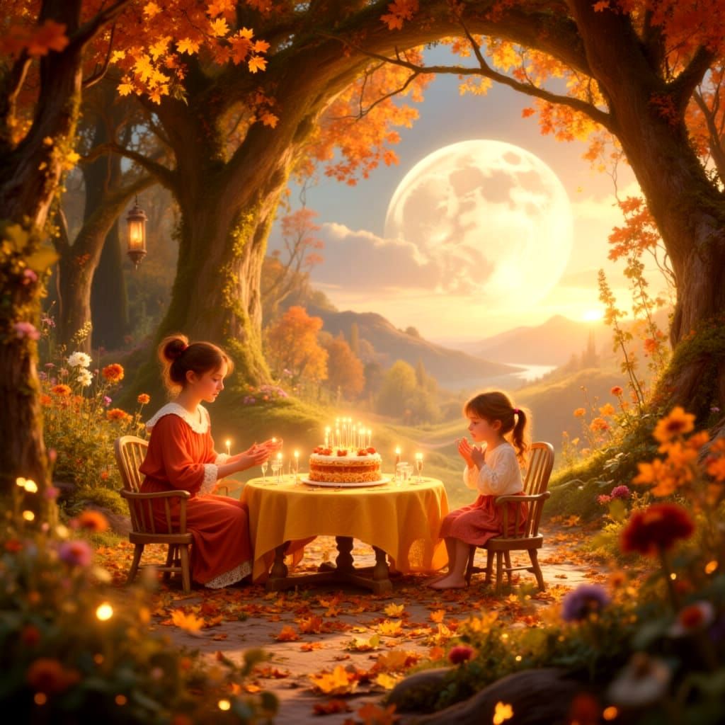 Future Birthday Party in Moon Biodome