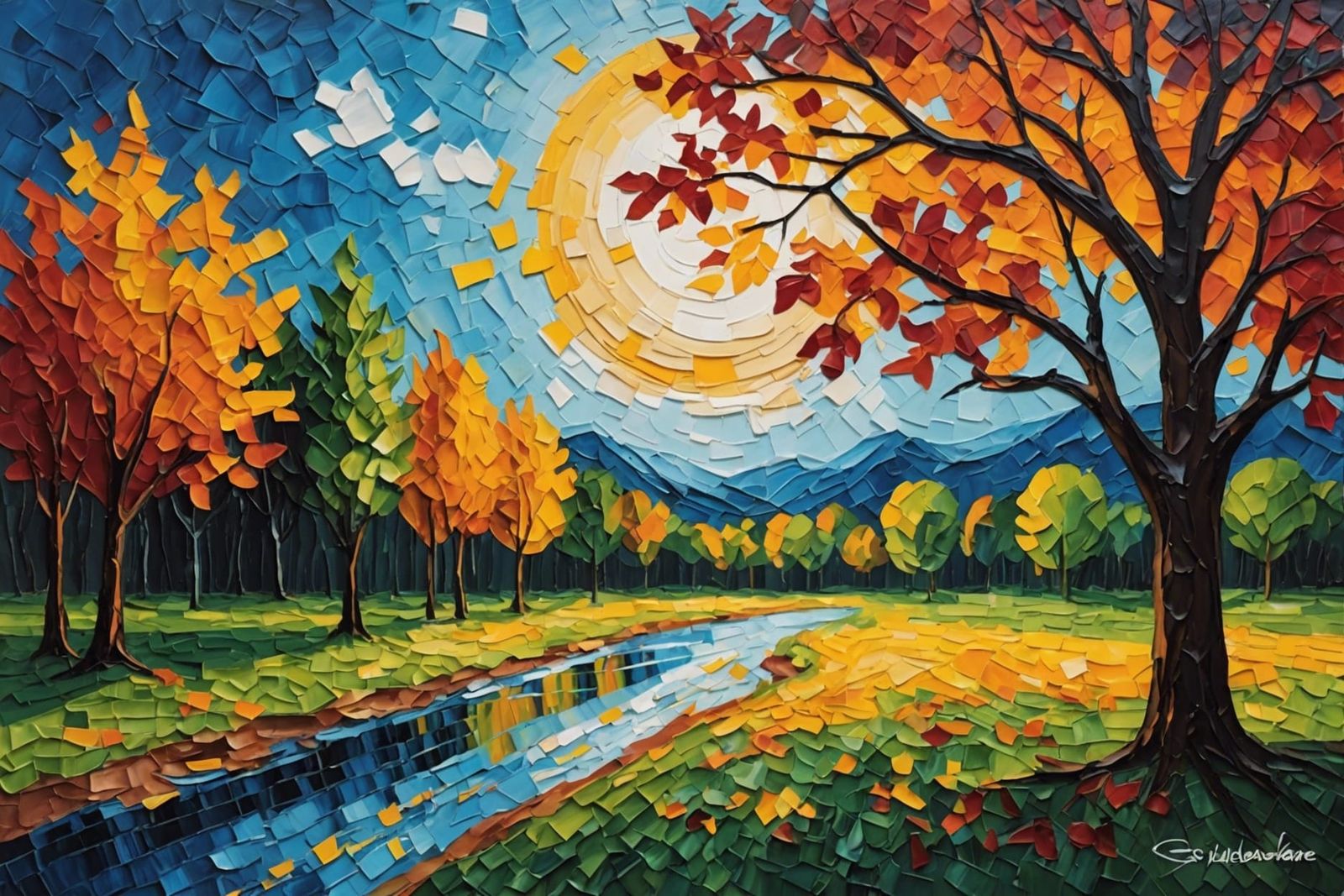 Stunning Impasto Painting with Light and Shadow