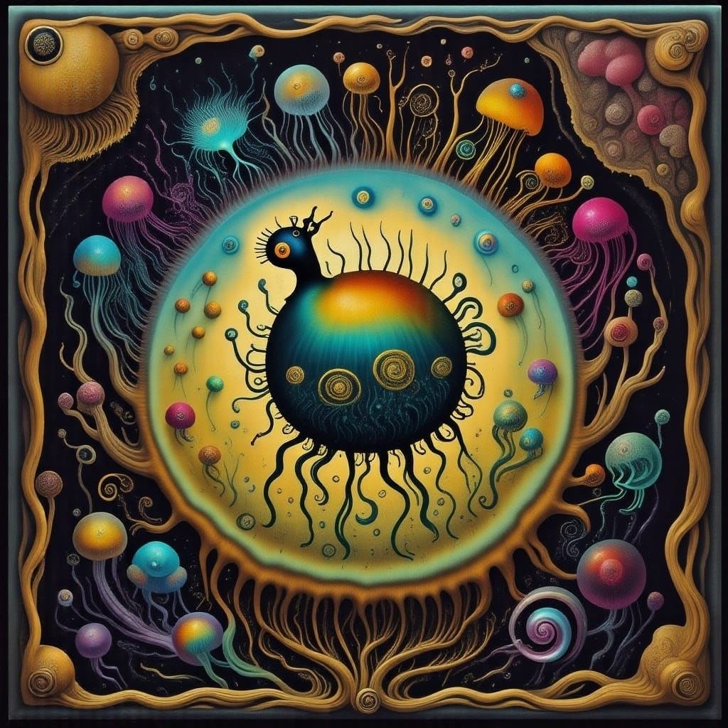 Ethereal Jellyfish Bloom: An AI-Generated Floral Design