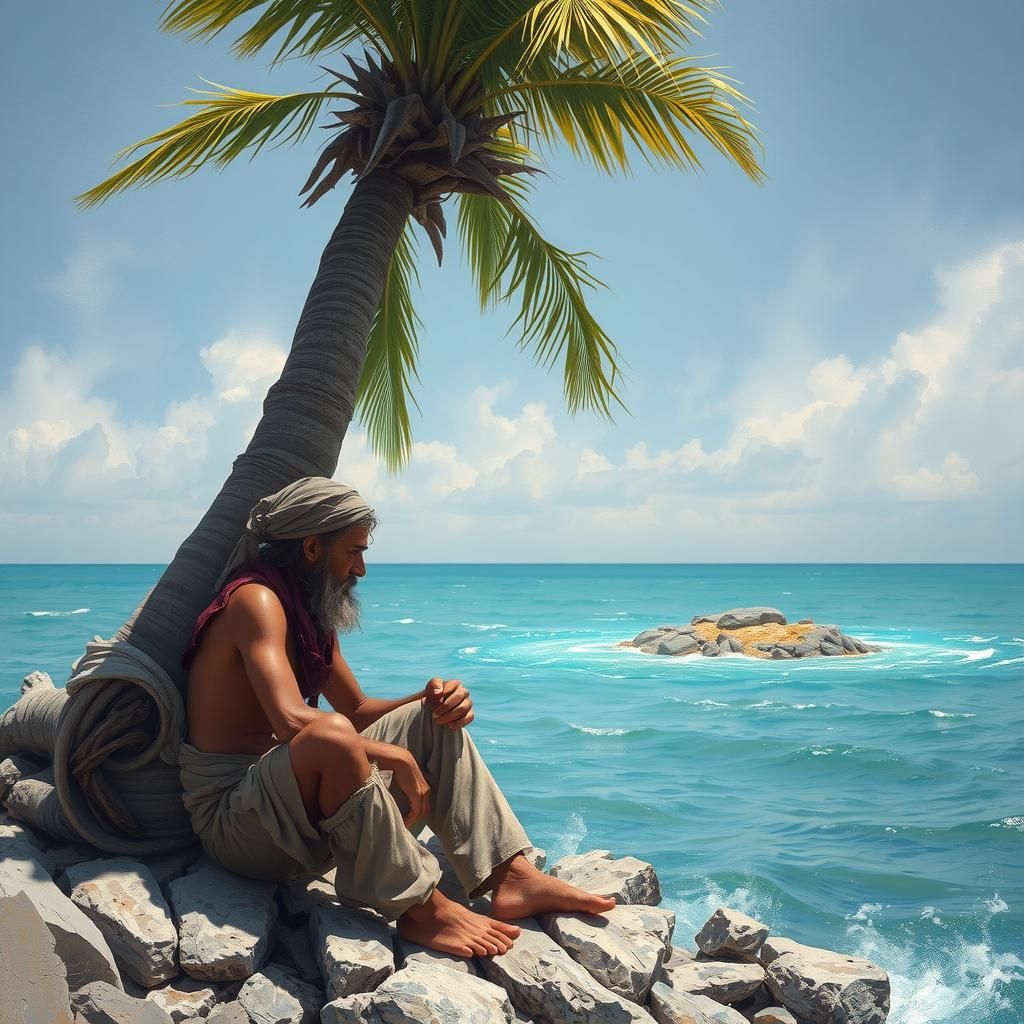 Castaway on Barren Island, Dreamlike Landscape