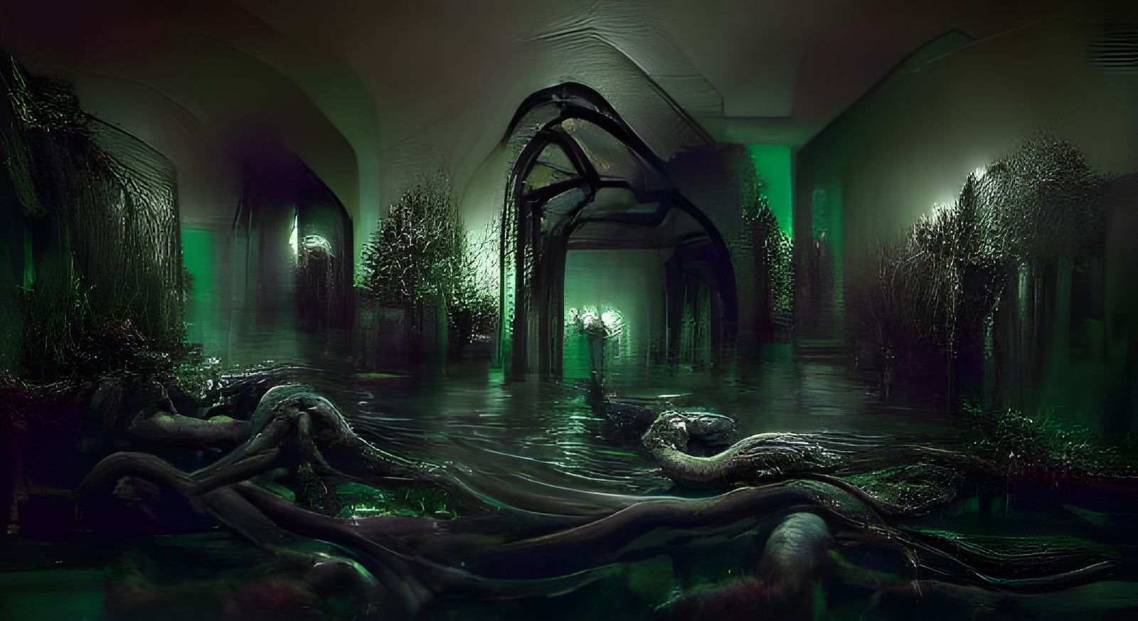 Haunted Sewer Lair with Hydra, 1780