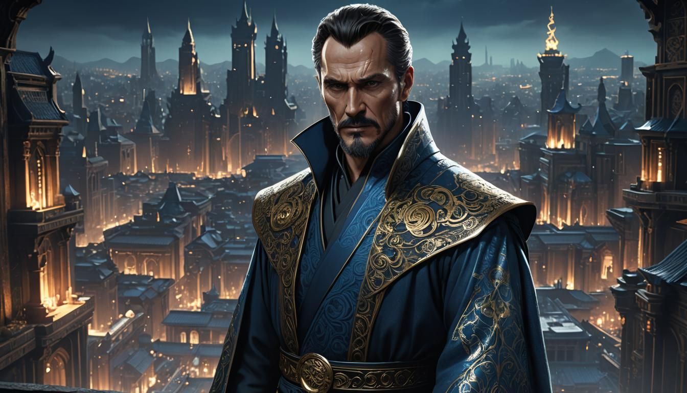 Ra's al Ghul in 3D Anime Art Style