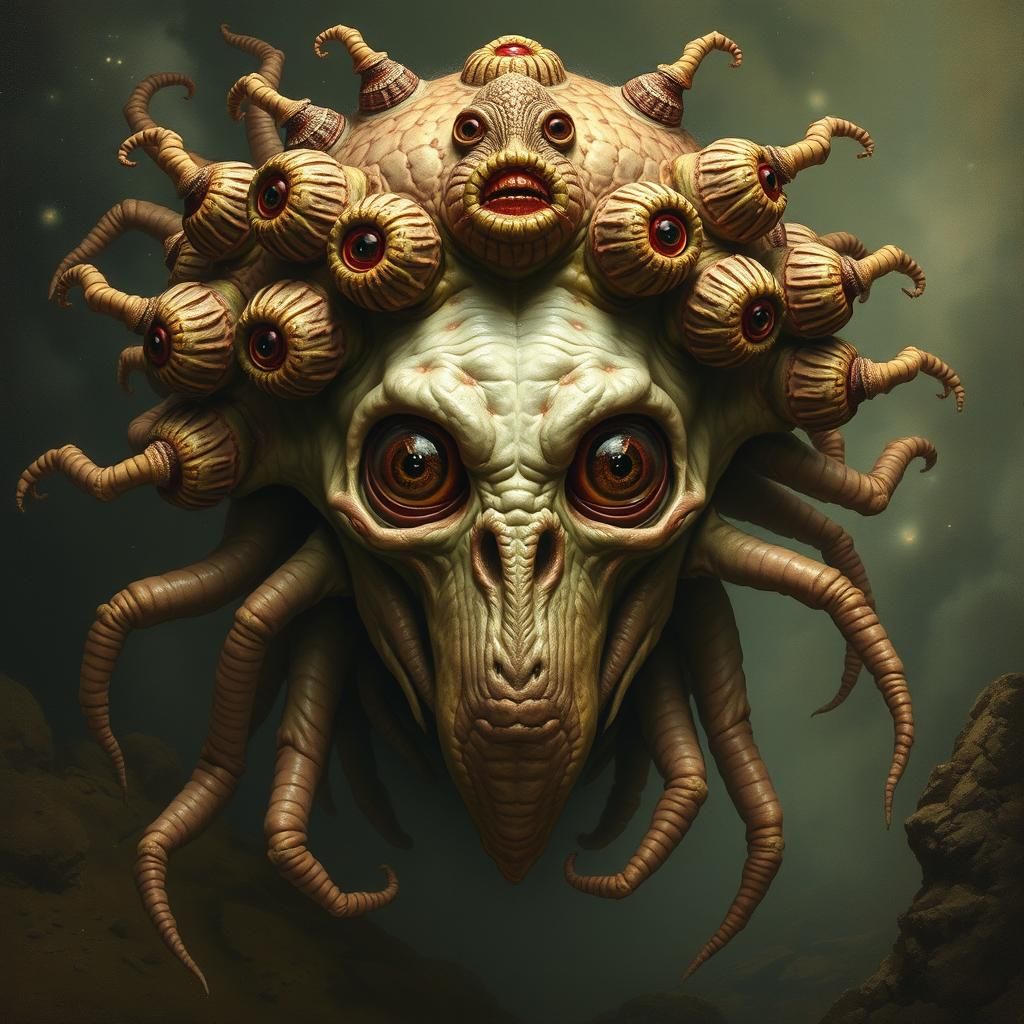 Surreal Hybrid Creature Dreamscape