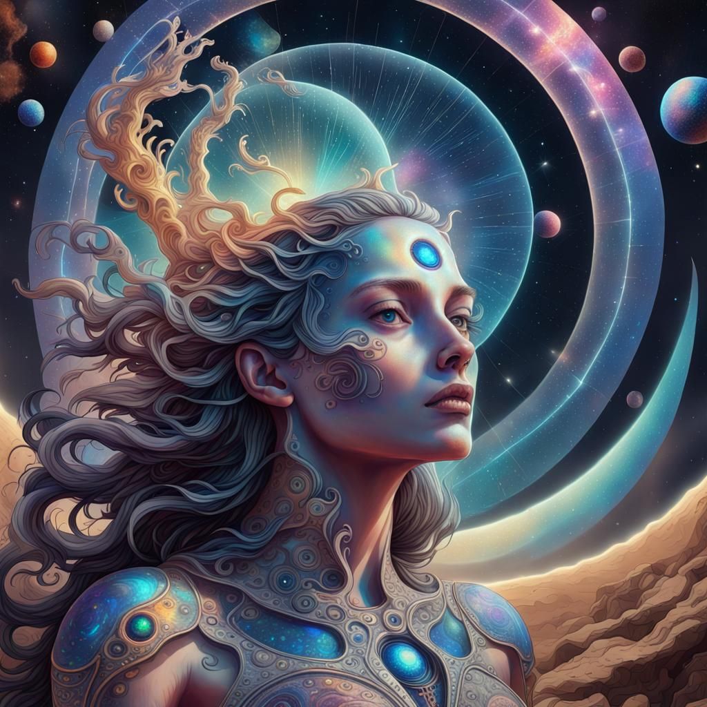 Astral Staircase: A Cosmic Holographic Descent