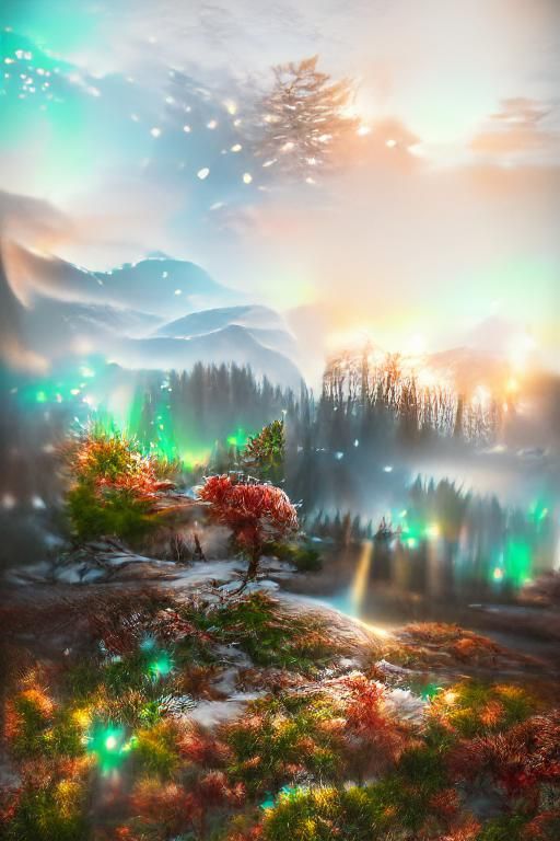 Winter fantasy landscape 13675