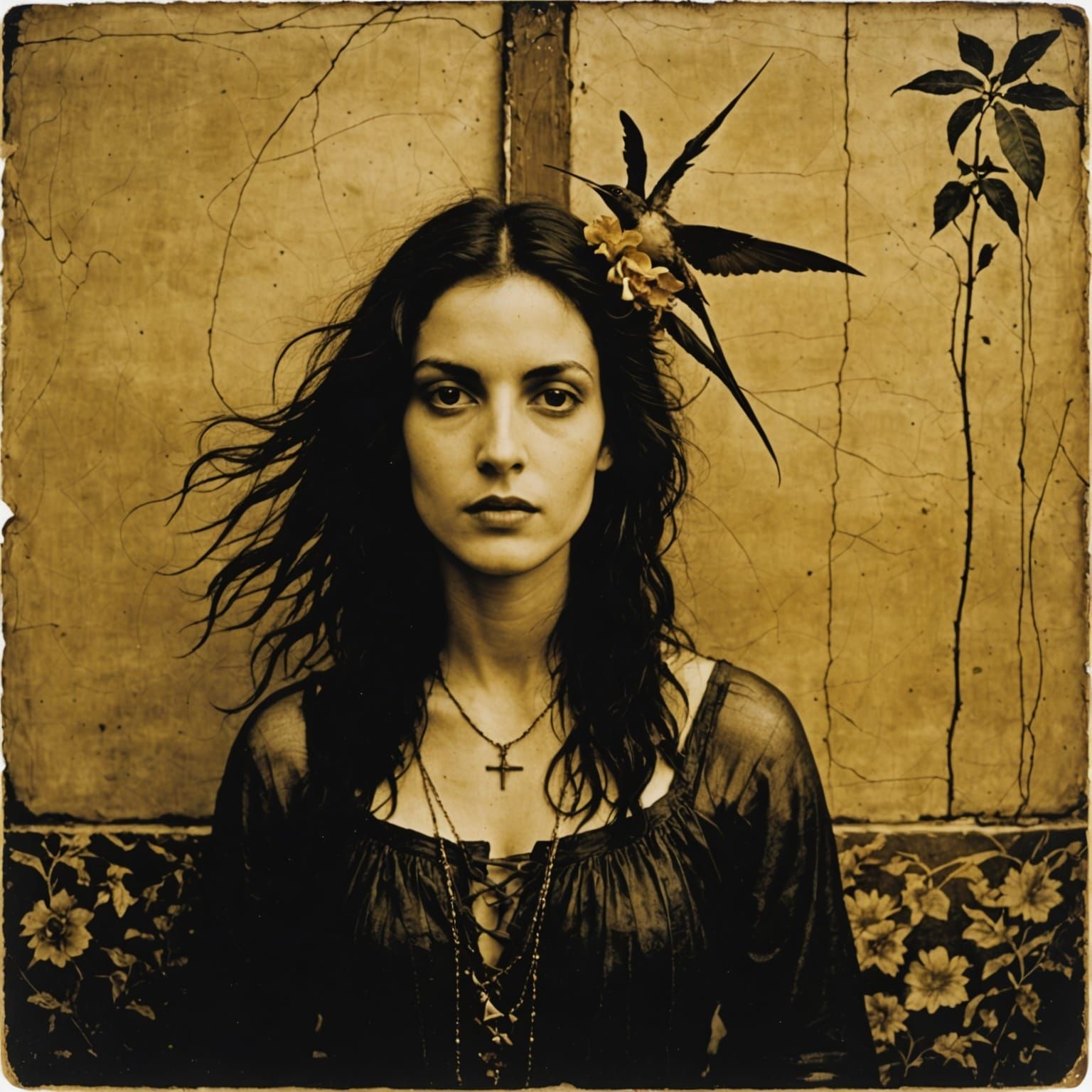 Surreal Beach Scene in Dreamlike Style