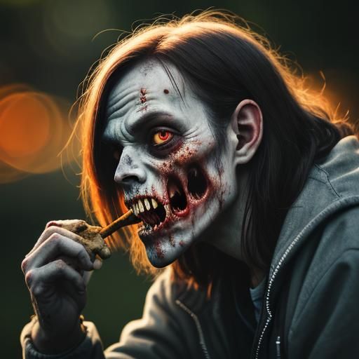 Zombie Feast: Professional Photography with Bokeh
