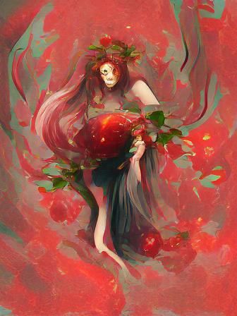 AI Generated Image of Persephone