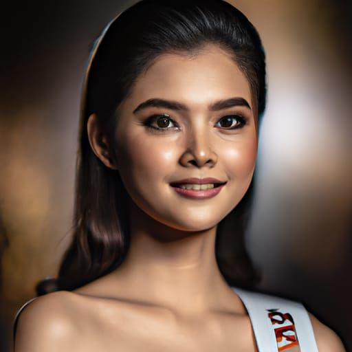 Miss Universe Thailand: Oil Painting Portrait
