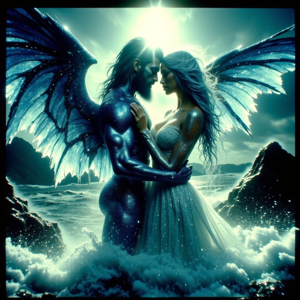 Hypermaximalist Water Deities Emerge from the Sea