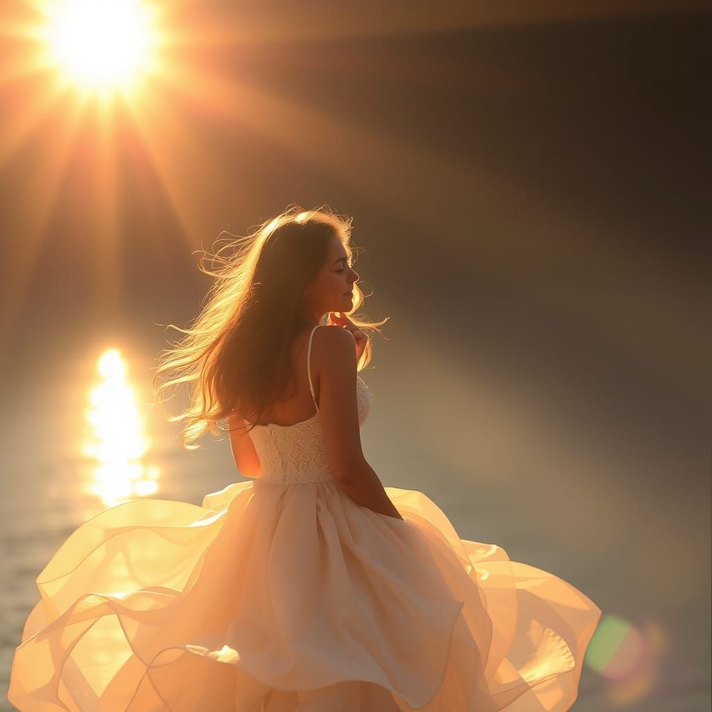 Golden Sunlight Creates Sunkissed Dreamscape