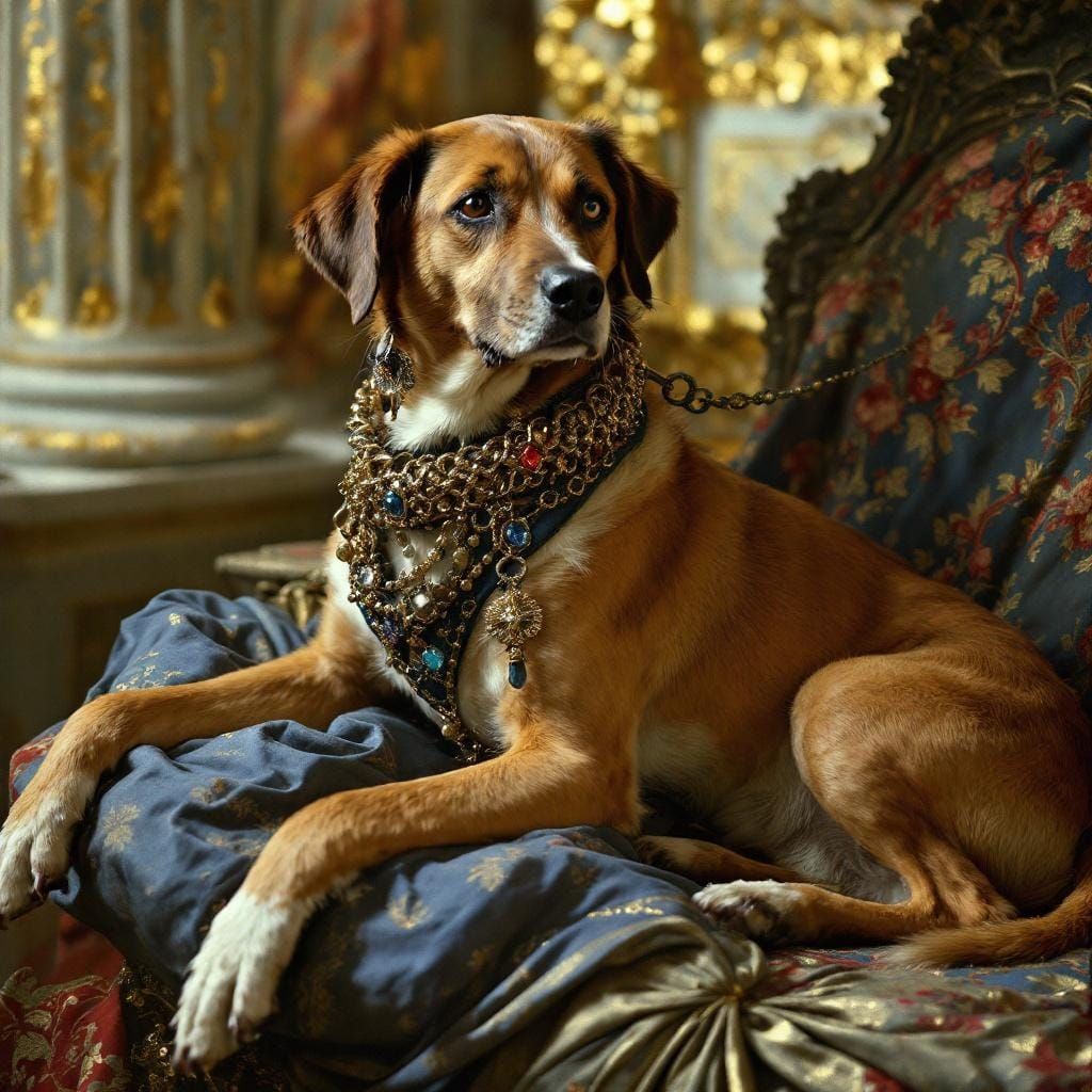 Metallic Napoleonic Grandeur in Empire Blue