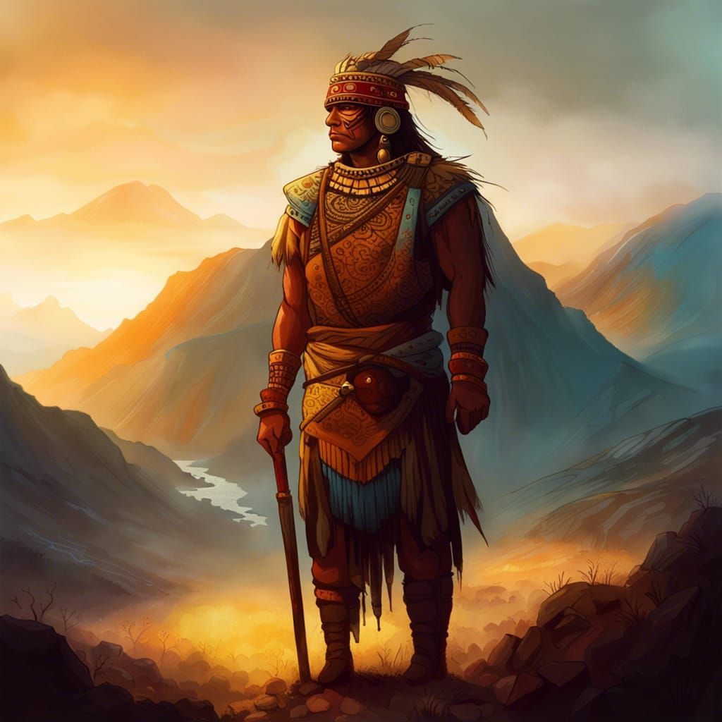 American Warrior #20 Inka in the Andes