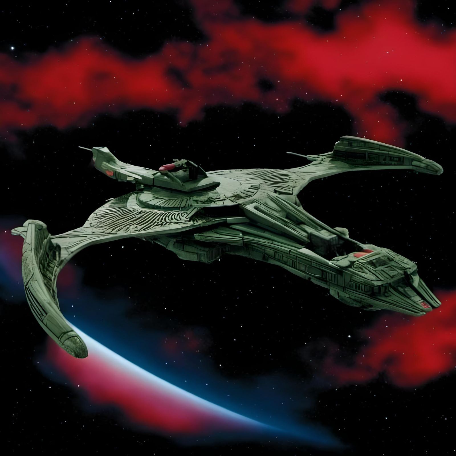 Klingon Bird of Prey Warship