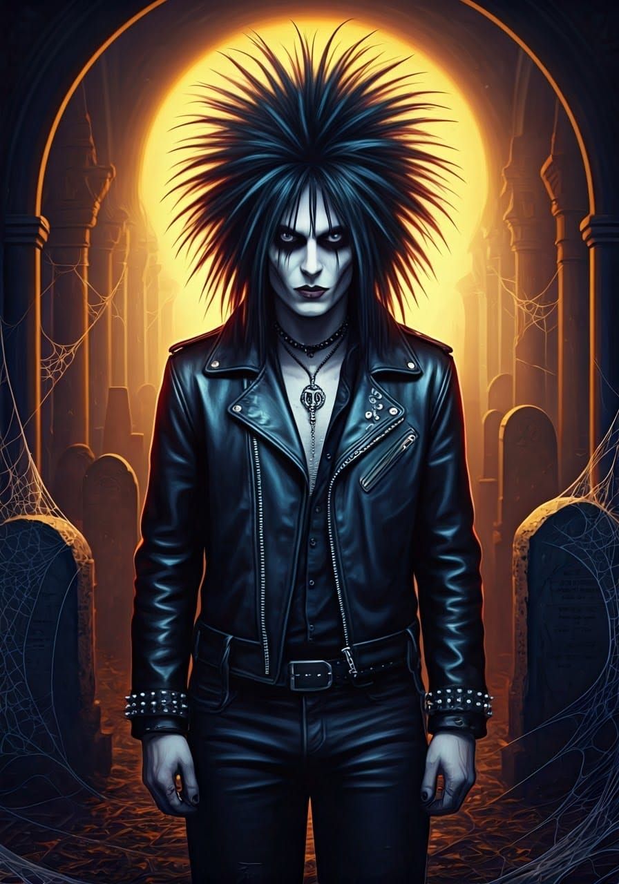 Deathrock Guy With The Coolest Hair