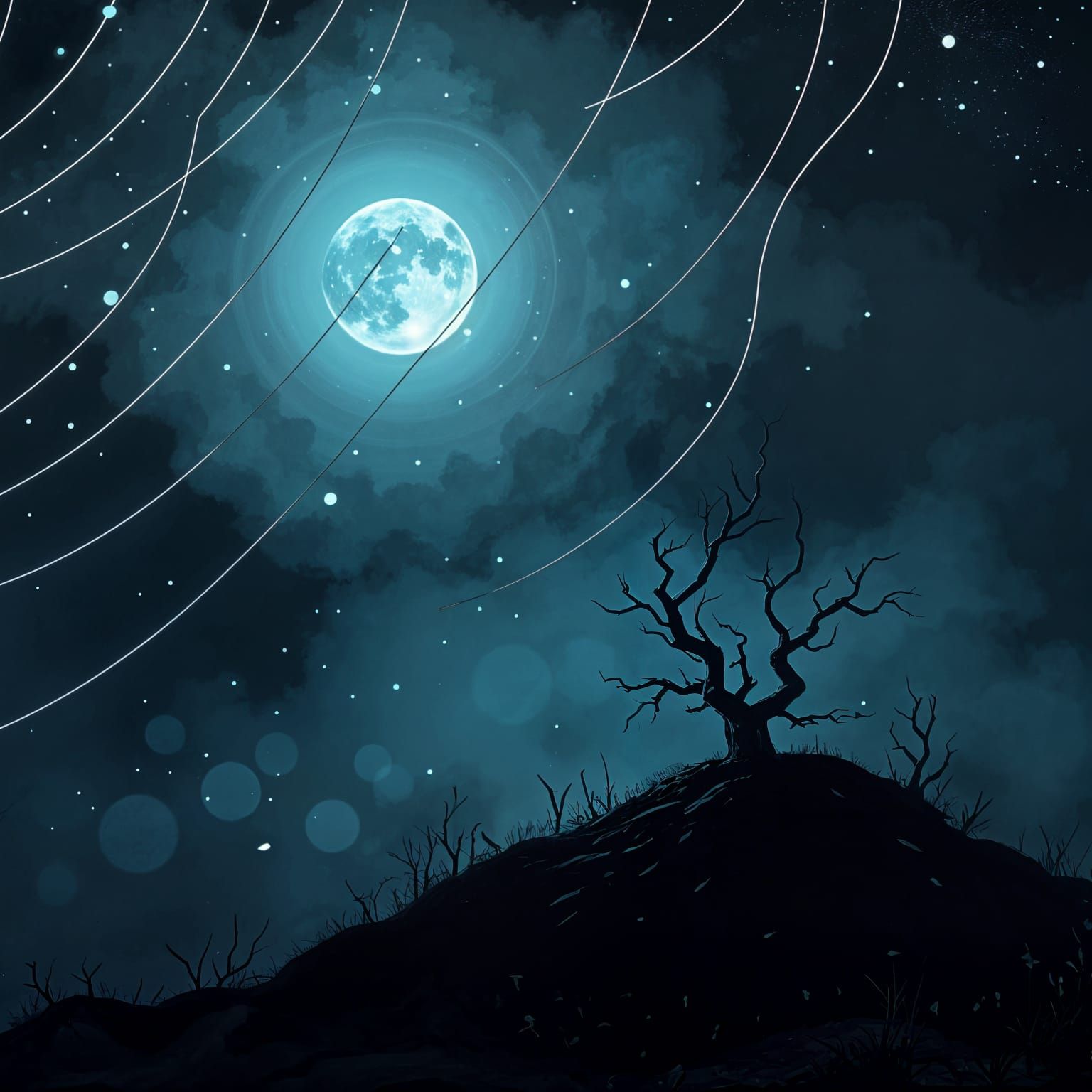 Ethereal Landscape Inspired by Sounds of Silence