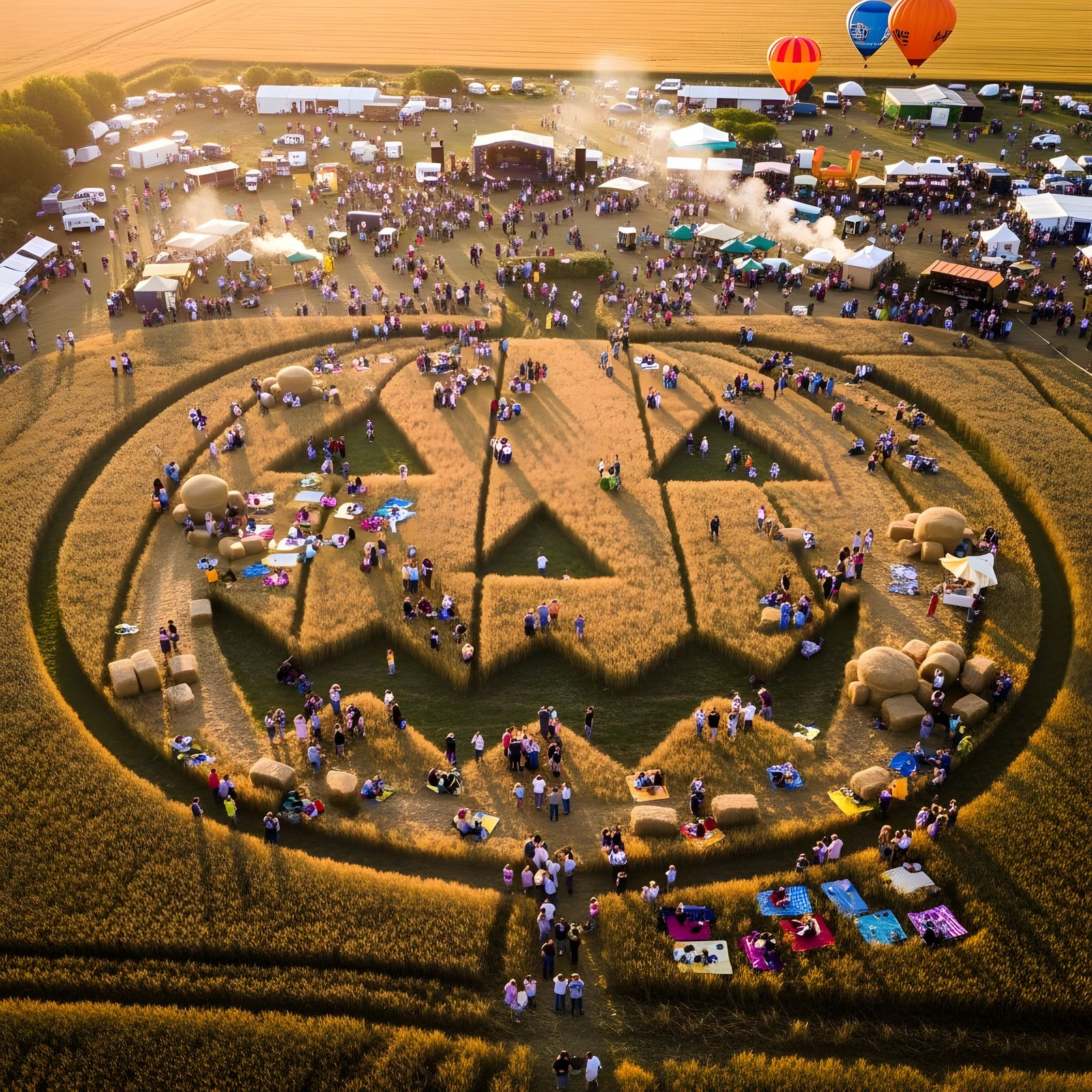 The Hidden Jack-O-Lantern at the Harvest Festival