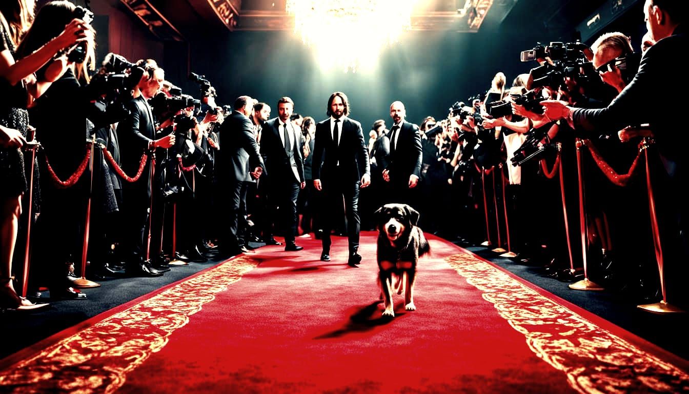 John Wick's Dog on the Red Carpet