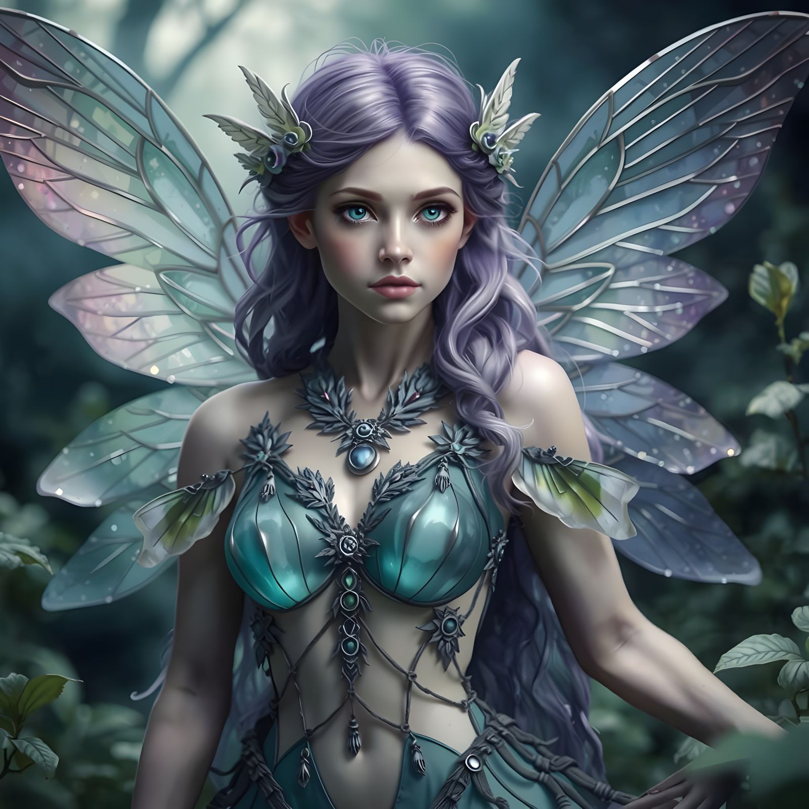 Fairy in Ethereal Woodland Realism
