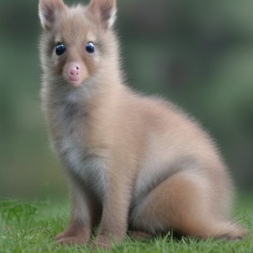 Delightful AI-Generated Animal Illustration