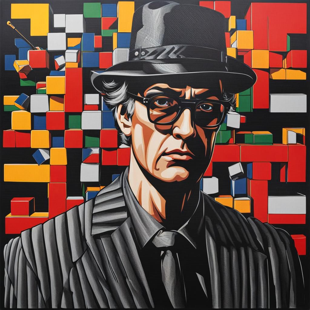 AI Generated Rubik's Cube Rendering