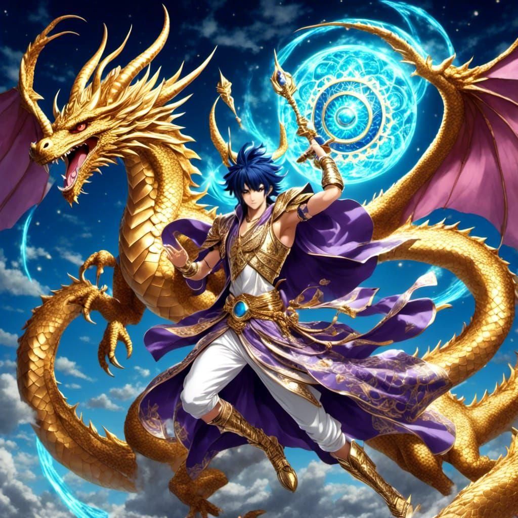(sinbad/djinn hybrid form) (dragon scale skin)  in style of ...