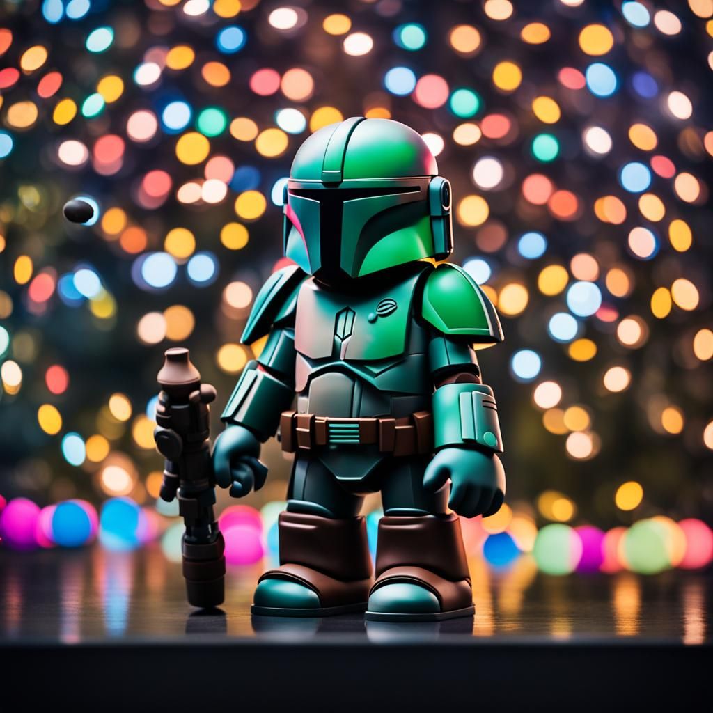 Kaws Mandalorian in Natural Lighting