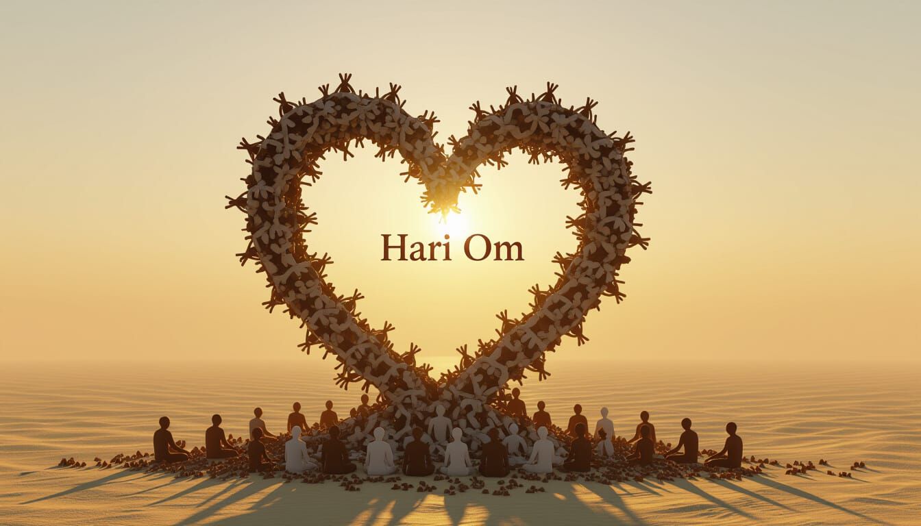 Love Dissolving Evil: A Symbolic Representation