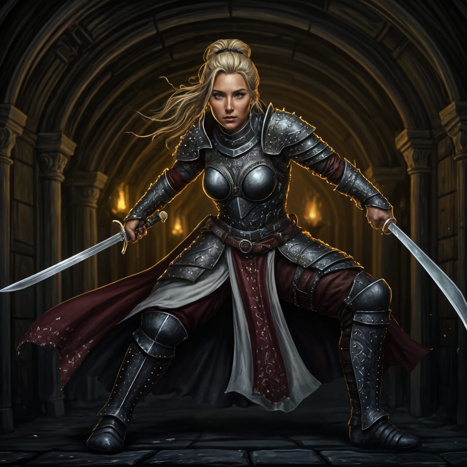 Ethereal Cleric Embodies Light in Medieval Fantasy