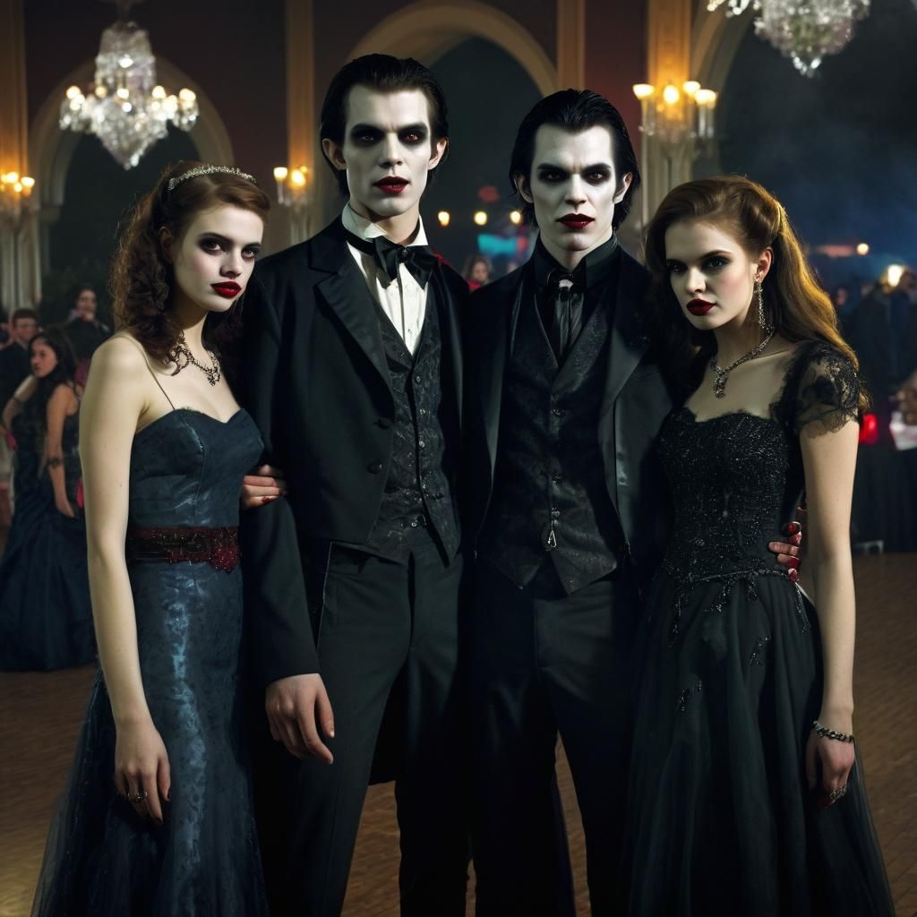 Teenage Vampires at the Prom
