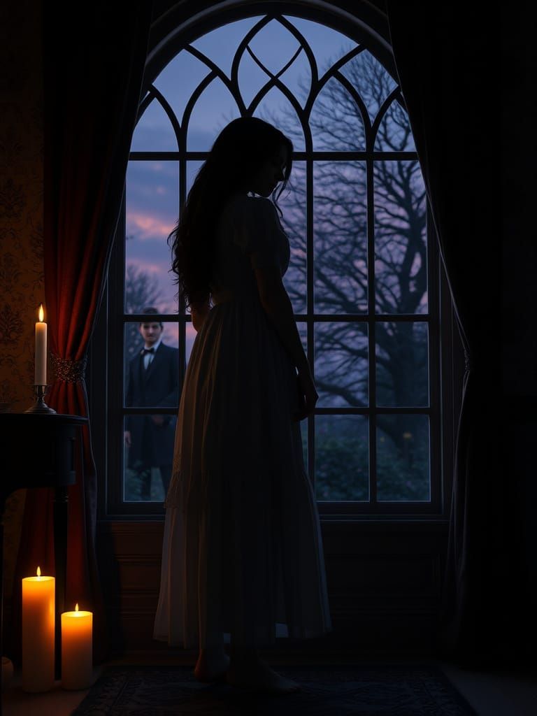 Ethereal Victorian Gothic Encounter