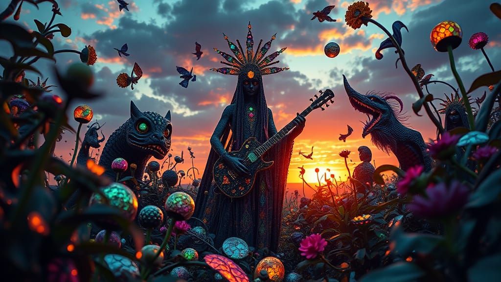 Surrealist Shaman Reassembles Shattered Music in Vibrant, Bi...