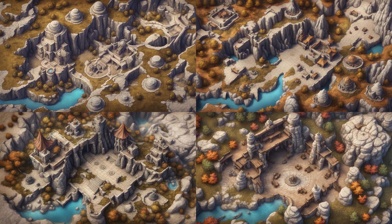 Giant DND Map in Canyon Courtroom Cave