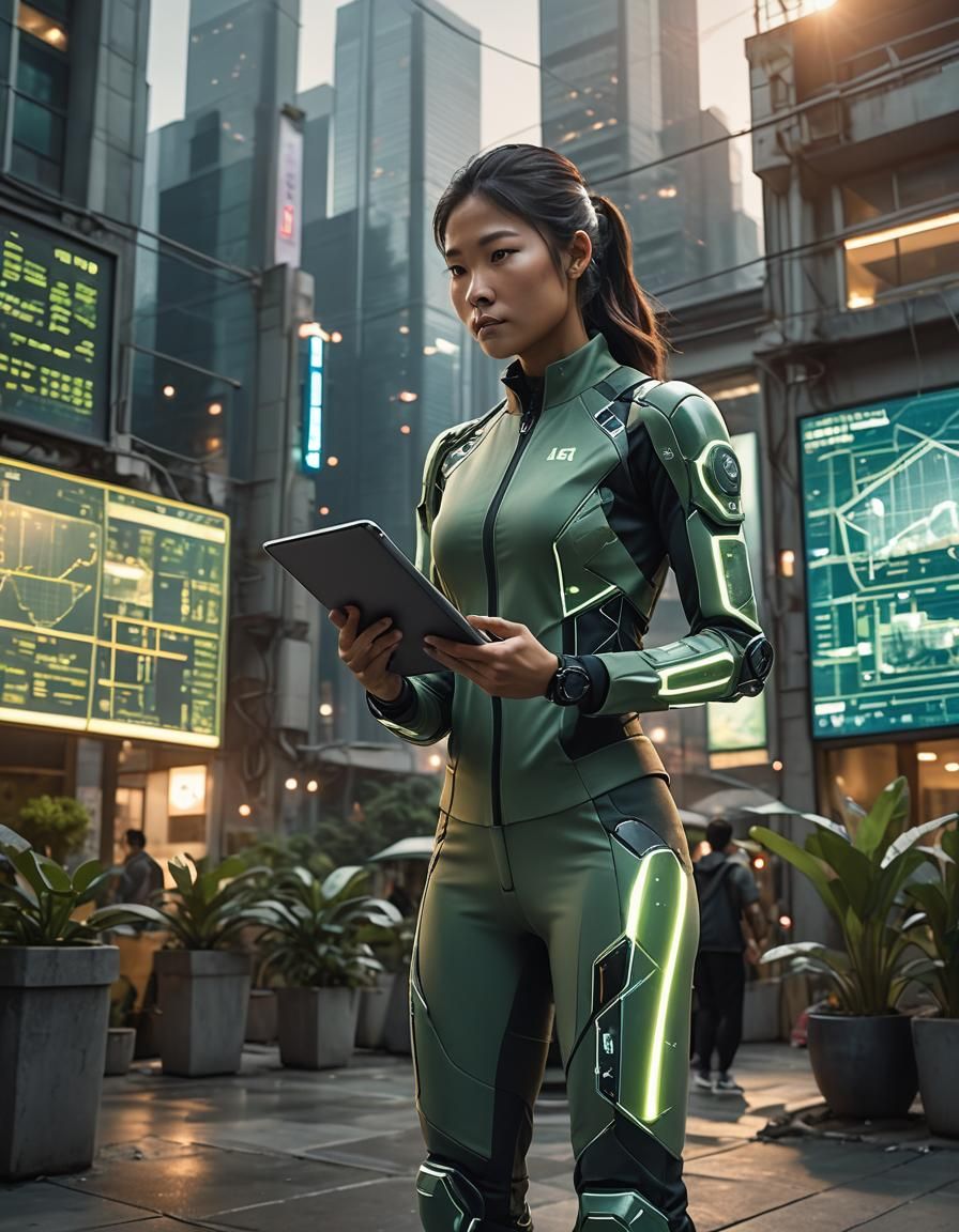 Cyborg Woman: Financial Success and Wellness