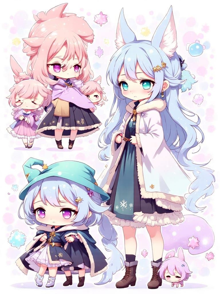 AI Generated Cute Anime Character