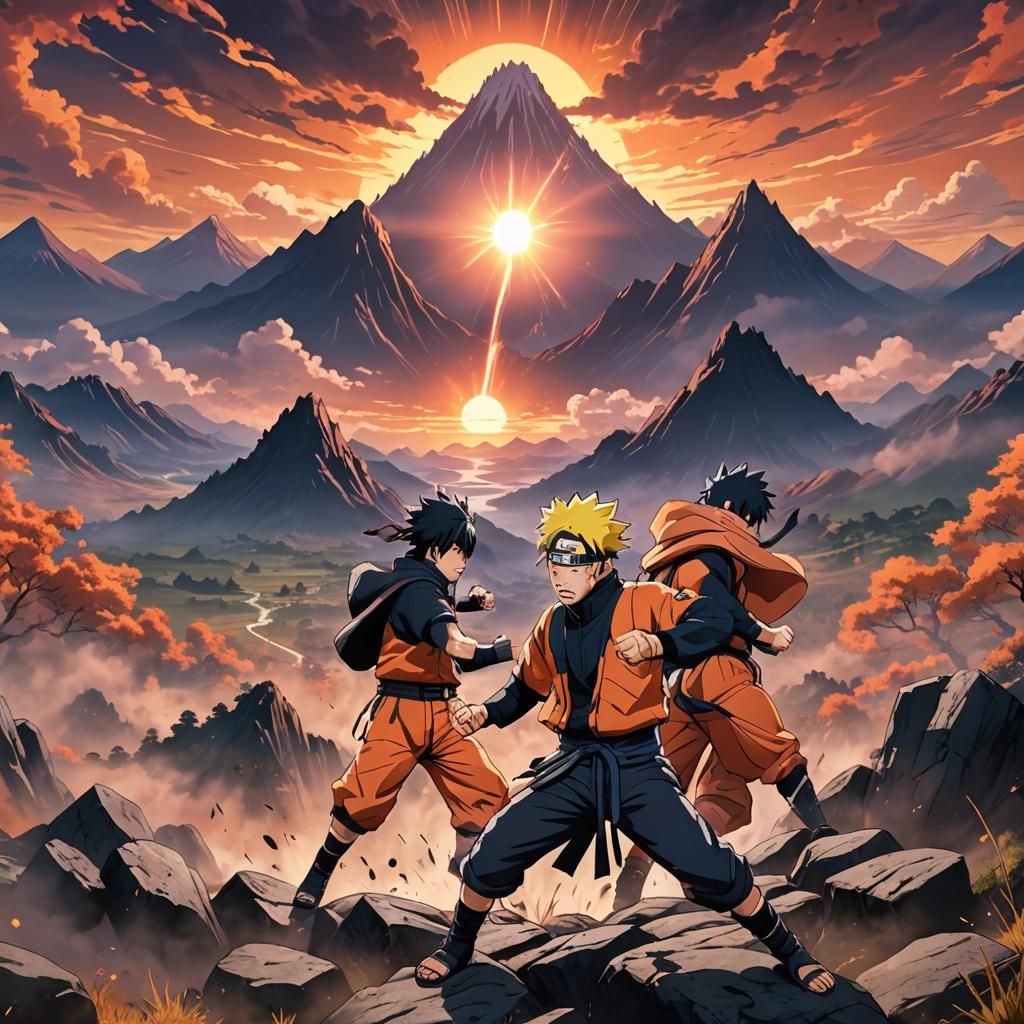 Naruto and Sasuke Epic Battle in Lost Valley