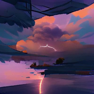 Peaceful Scene After the Storm