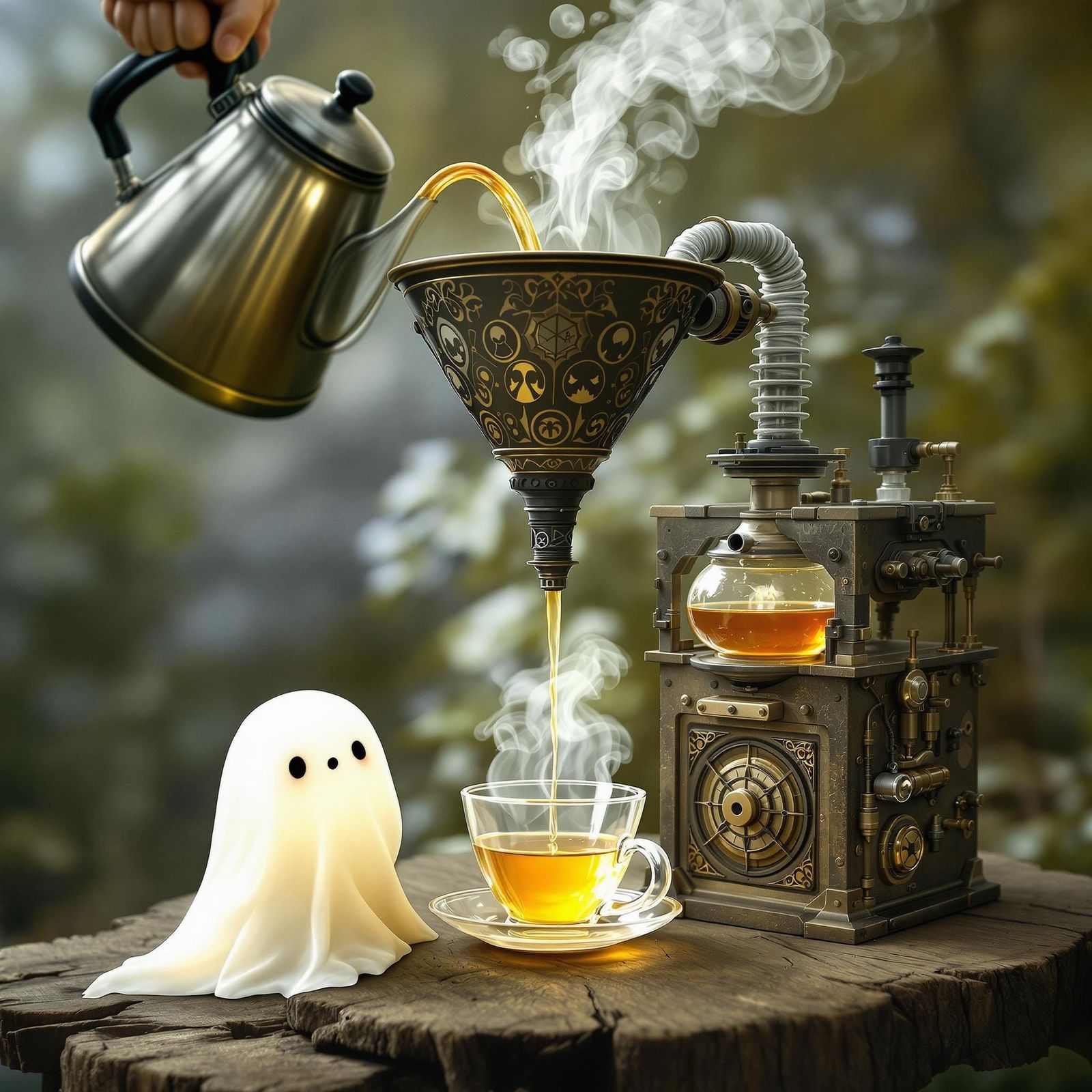 Ghostly Tea Distiller: A Steampunk Fantasy