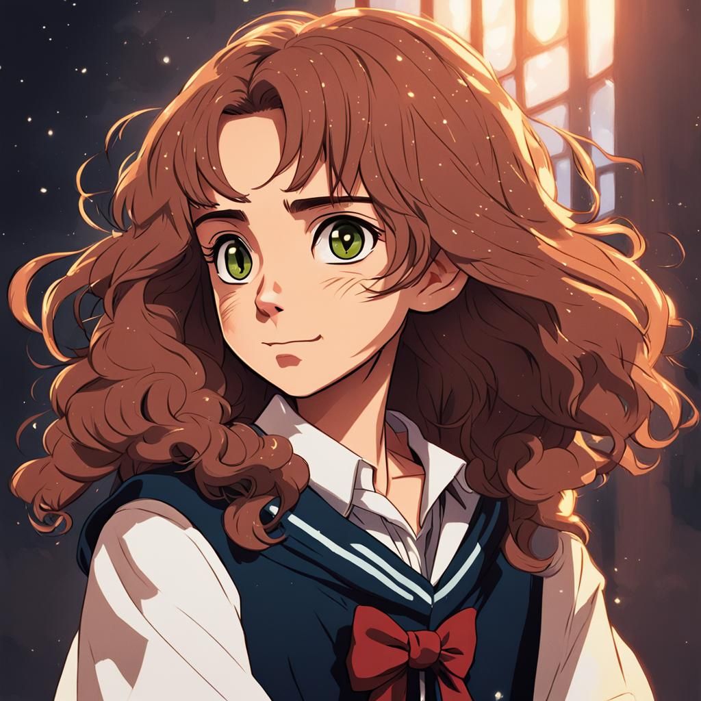 Hermione Granger as Anime Cat, Cel-Shaded Art