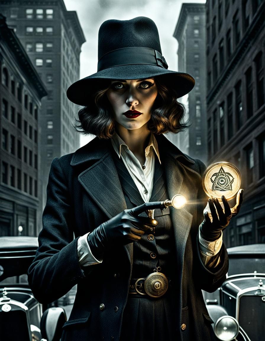 Occult Investigator in 1920s Style by Rutkowski