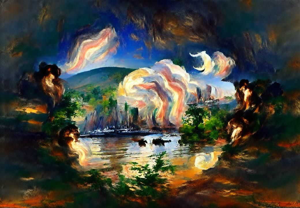 Psychedelic Sleep Disruption Inspired by Hudson River School