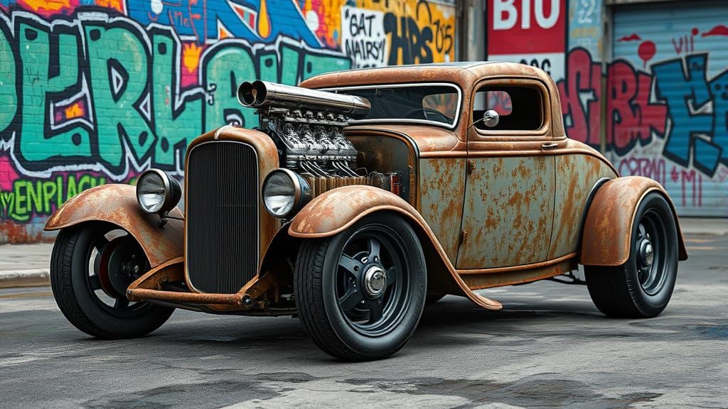 Weathered '32 Rat Rod in Urban Decay