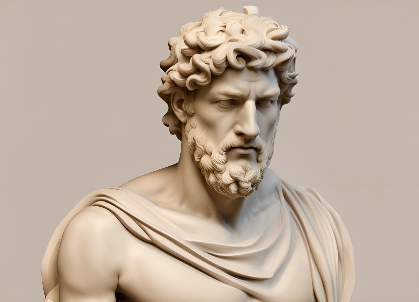 Doryphoros Sculpture in Classical Greek Style