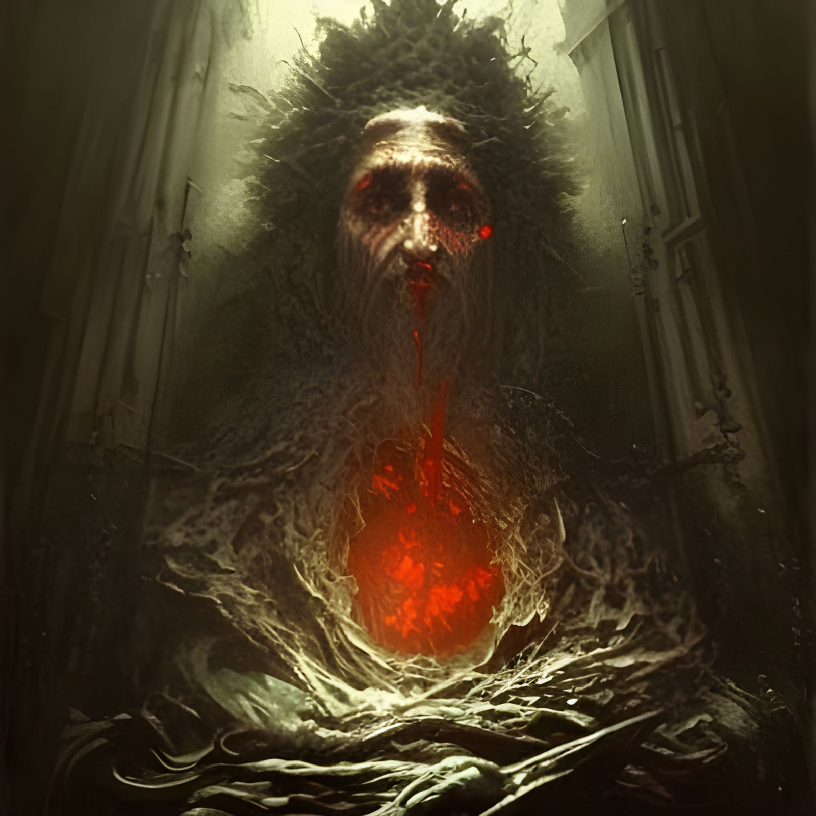 Horrific Vision: Countless Evil Eyes and Mouths