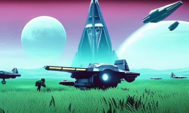 Alien Planet Inspired by Sci-Fi Film