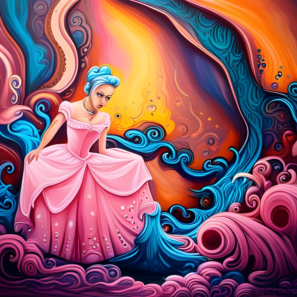 Cinderella as Graffiti Street Art