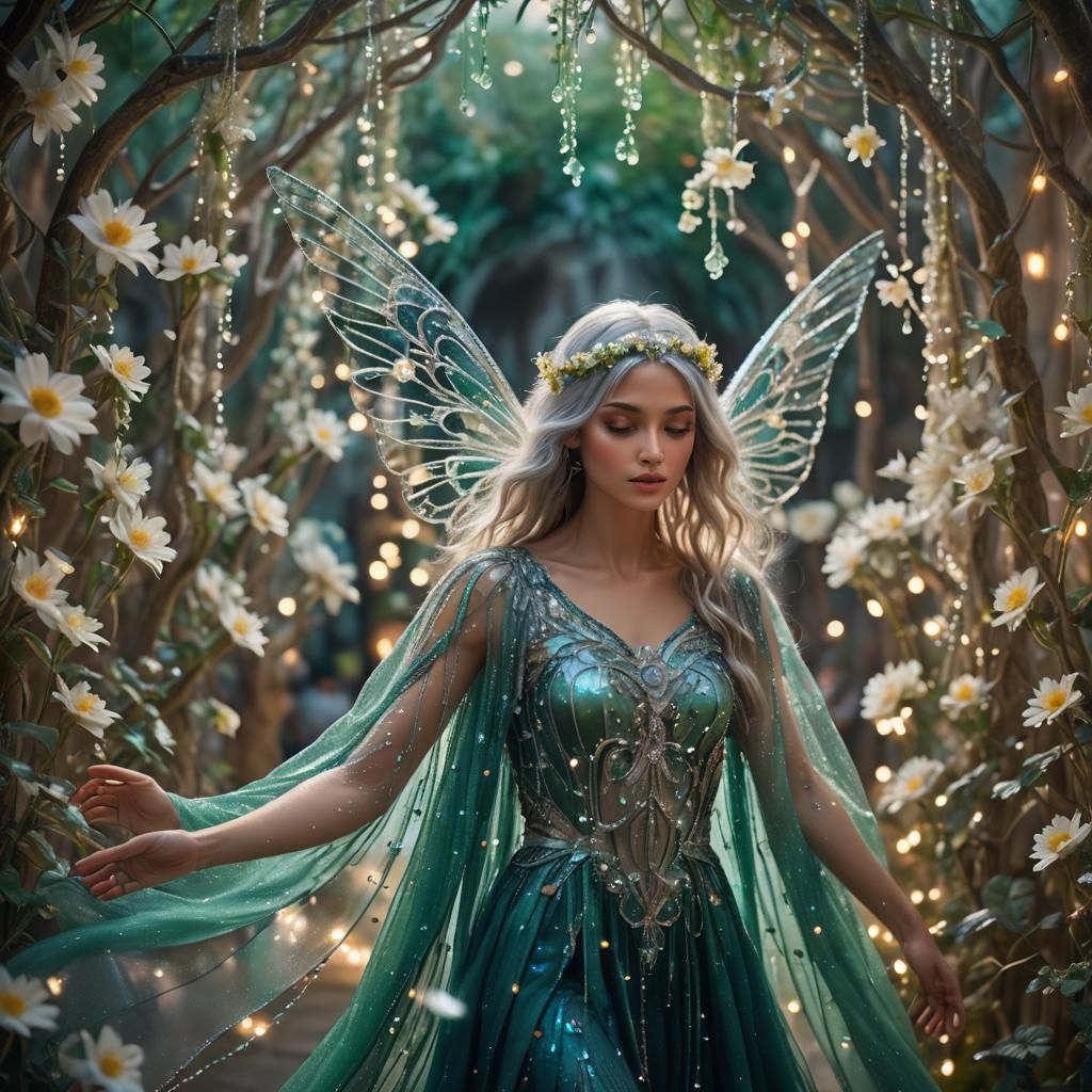 Labyrinth of Fairies with Luminescent Flowers