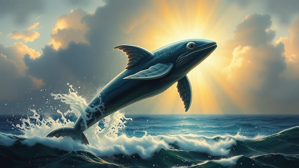 Selkie in Dramatic Sunshine: Lyrical Abstraction