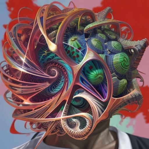 Photorealistic Tribonacci-Lucas Sequence Visualization