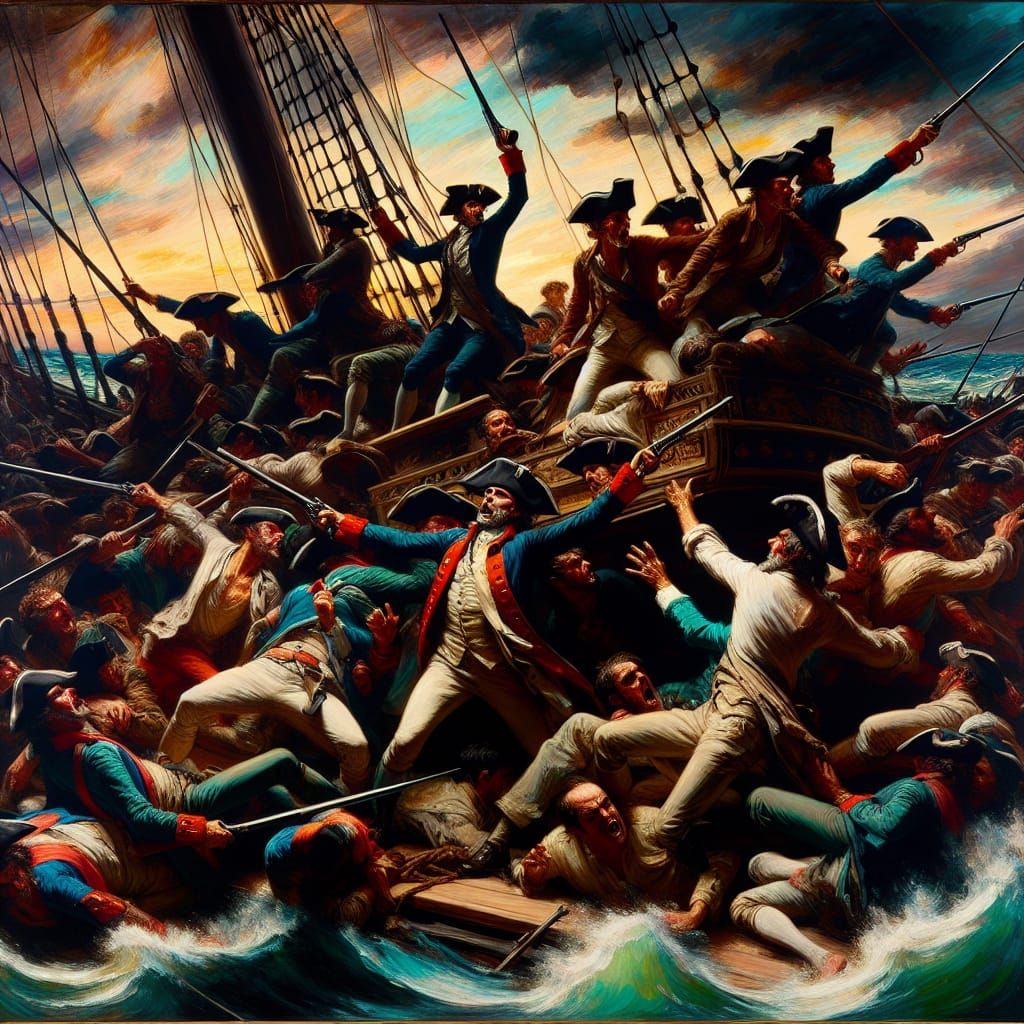 Vibrant Mutiny on the Bounty Scene